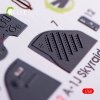 KELIK K48012 A-1J SKYRAIDER INTERIOR 3D DECALS FOR TAMIYA KIT 1/48